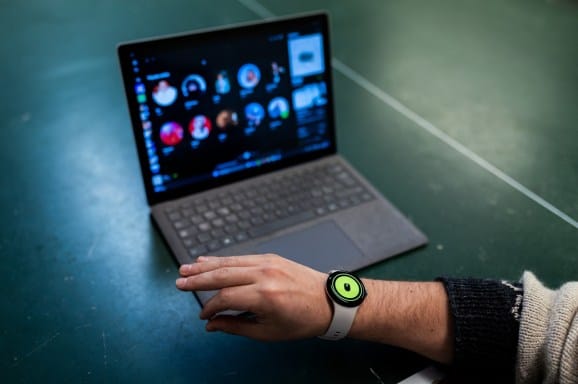 Doublepoint demoed its WowMouse for Android Watch last year.