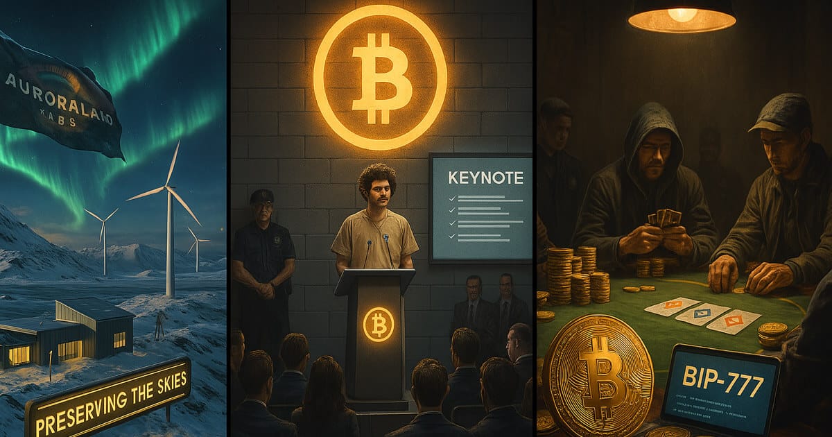 Greenland acquisition, SBF keynote, and Bitcoin's Great Poker Restoration